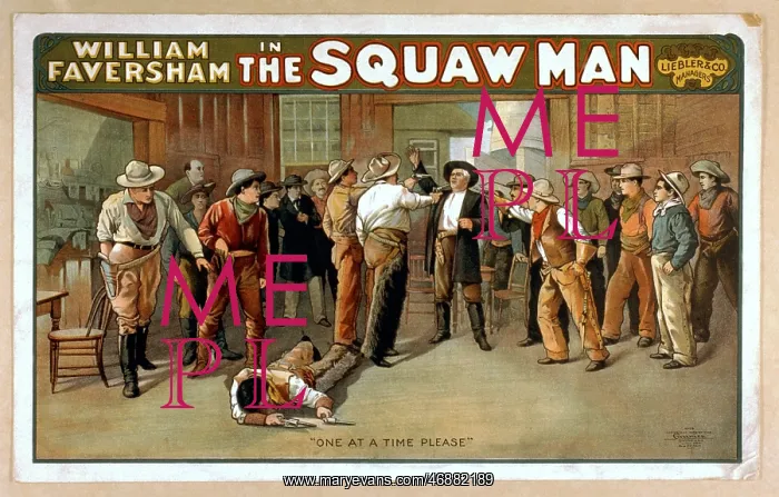 : William Faversham in The squaw man : William Faversham in The squaw man