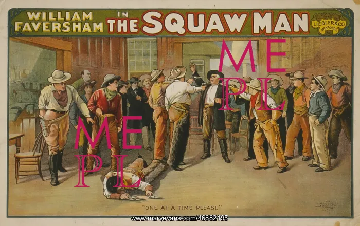 : William Faversham in The squaw man : William Faversham in The squaw man
