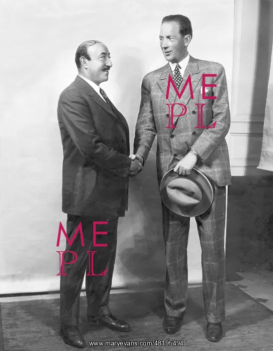 : William Fox (L) and Friedrich Wilhelm Murnau : William Fox (L) and Friedrich Wilhelm Murnau