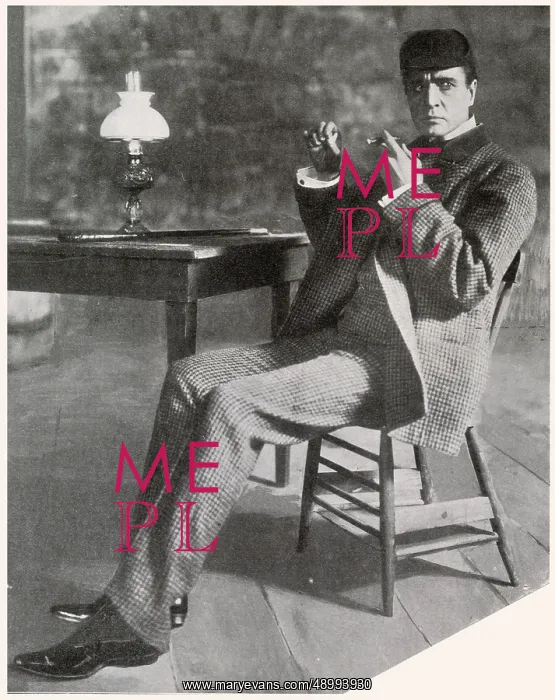 : William Gillette as Sherlock Holmes : William Gillette as Sherlock Holmes