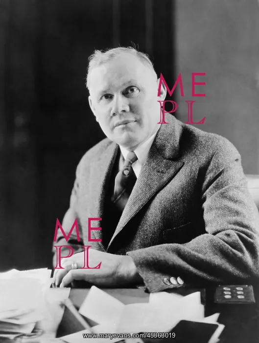 : William Green in his office in the American Federation : William Green in his office in the American Federation
