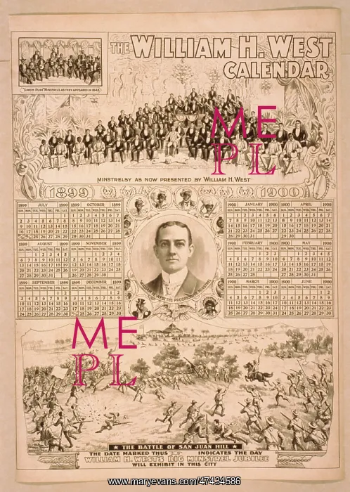 : The William H. West calendar : The William H. West calendar