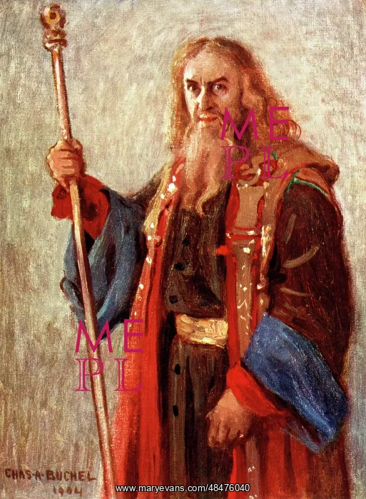 : William Haviland as Prospero, The Tempest, Shakespeare : William Haviland as Prospero, The Tempest, Shakespeare