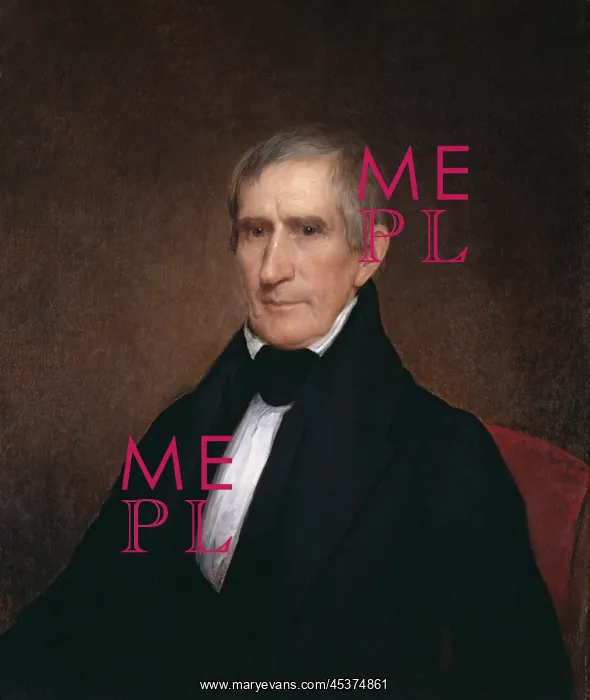 : William Henry Harrison, 1840, by Albert Gallatin : William Henry Harrison, 1840, by Albert Gallatin