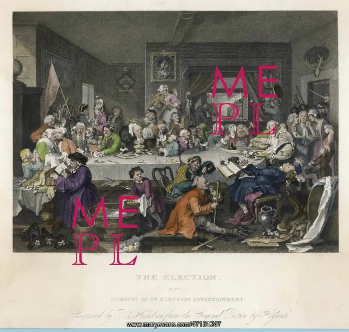 : William Hogarth's Election 1 of 4 : William Hogarth's Election 1 of 4