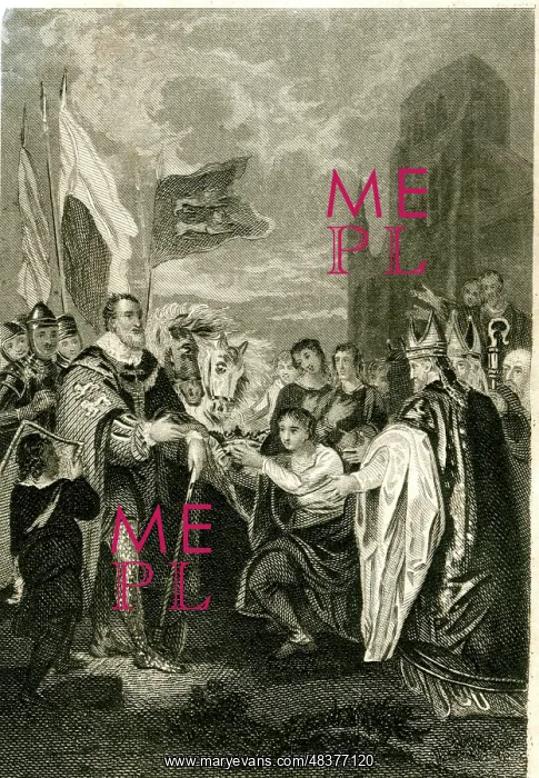: William I the Conqueror receiving the crown : William I the Conqueror receiving the crown