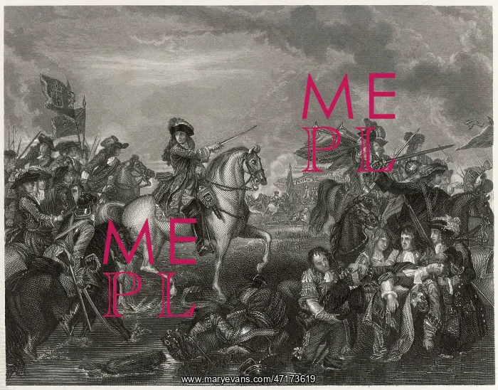 : William III at the Battle of the Boyne, Ireland : William III at the Battle of the Boyne, Ireland
