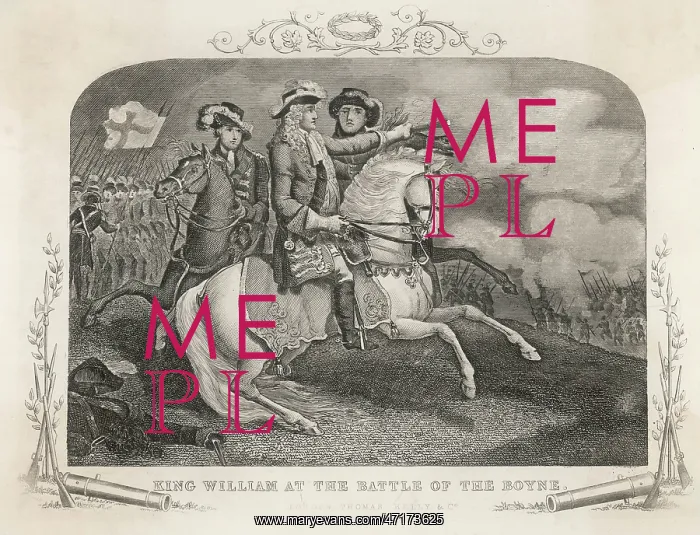 : William III at the Battle of the Boyne, Ireland : William III at the Battle of the Boyne, Ireland