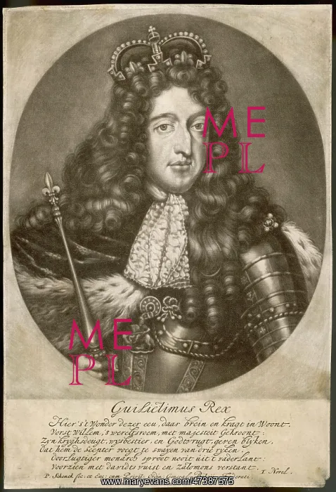 : WILLIAM III BY SCHENCK : WILLIAM III BY SCHENCK