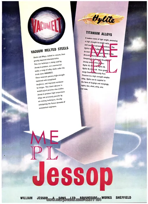 : William Jessop Vacuum Melted Steels : William Jessop Vacuum Melted Steels