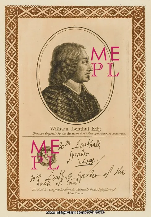 : WILLIAM LENTHALL : WILLIAM LENTHALL