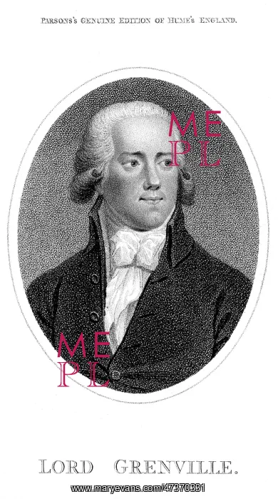 : WILLIAM LORD GRENVILLE : WILLIAM LORD GRENVILLE