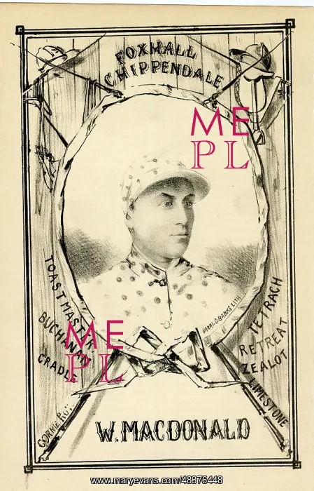 : William Macdonald, British jockey and trainer : William Macdonald, British jockey and trainer