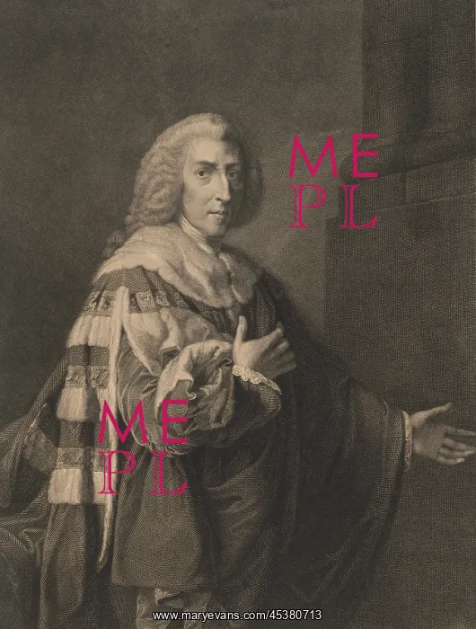 : William Pitt, First Earl of Chatham, in an : William Pitt, First Earl of Chatham, in an