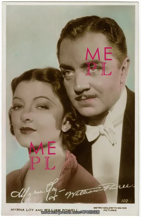 : William Powell and Myrna Loy : William Powell and Myrna Loy