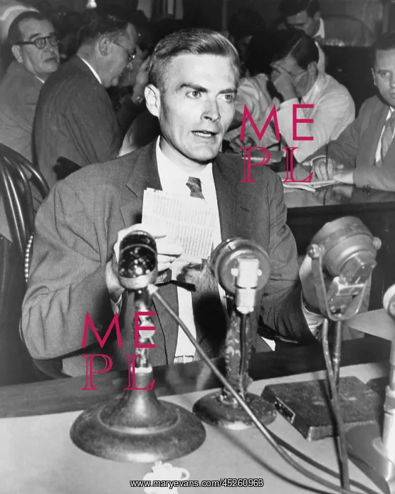 : William Remington, testifying at a Senate investigation : William Remington, testifying at a Senate investigation