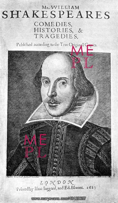 : William Shakespeare (1564-1616) Title page from : William Shakespeare (1564-1616) Title page from