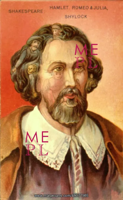 : William Shakespeare, English poet and playwright : William Shakespeare, English poet and playwright