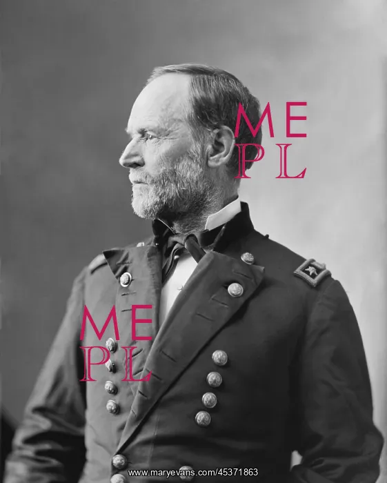 : William T. Sherman, c. 1875-80, when he was : William T. Sherman, c. 1875-80, when he was