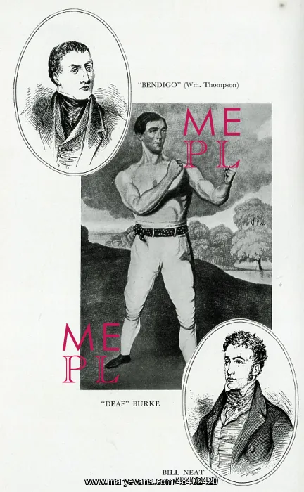 : William Thompson, Deaf Burke, Bill Neat, boxers : William Thompson, Deaf Burke, Bill Neat, boxers