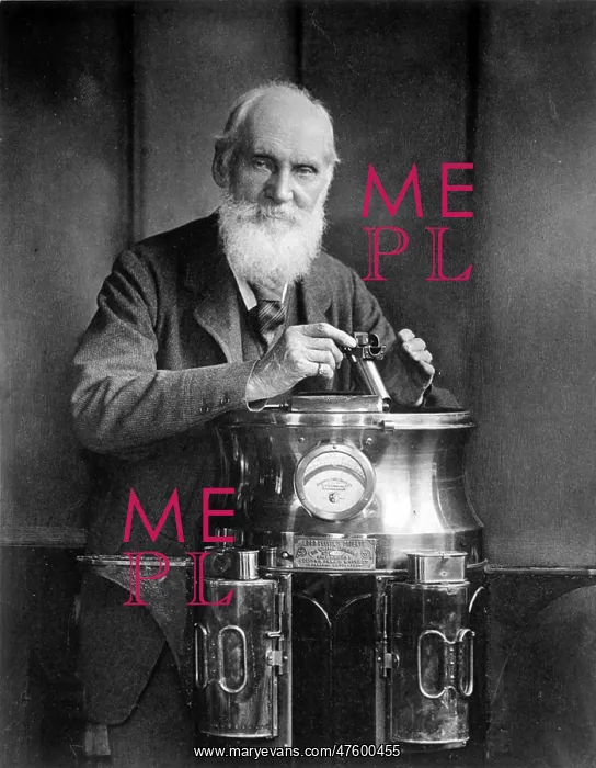 : William Thomson, Lord Kelvin with His Compass : William Thomson, Lord Kelvin with His Compass