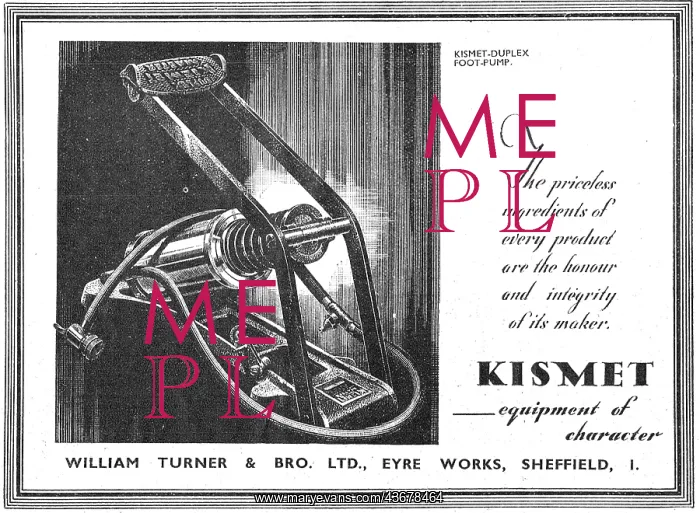 : William Turner Kismet Pneumatic Products : William Turner Kismet Pneumatic Products