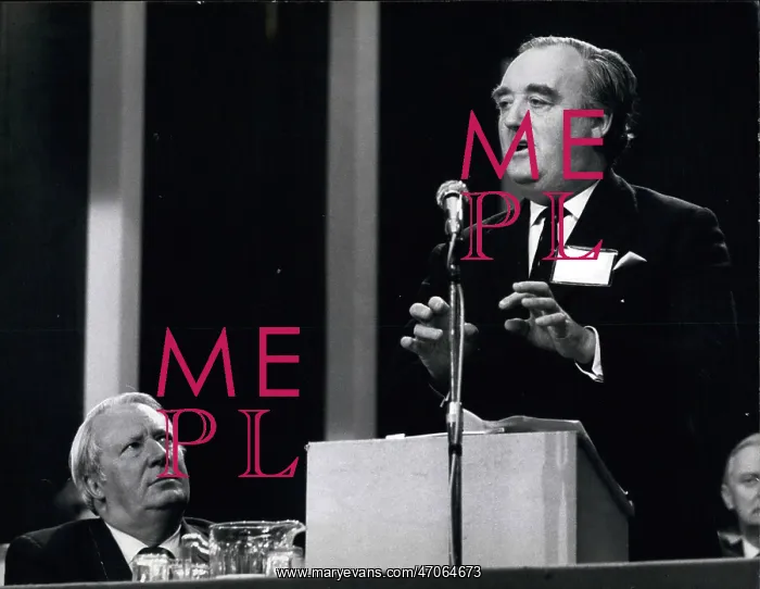 : William Whitelaw speaking at party conference, Blackpool : William Whitelaw speaking at party conference, Blackpool