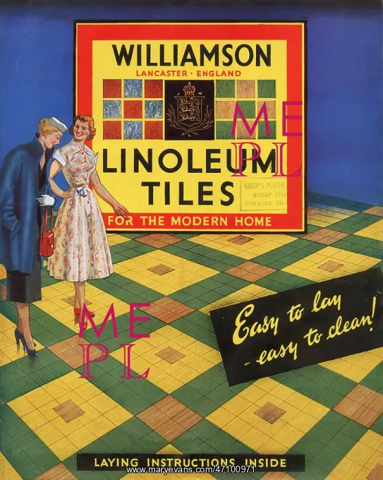 : Williamson Linoleum Tiles leaflet : Williamson Linoleum Tiles leaflet