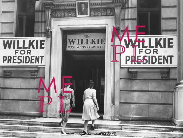 : Willkie for President headquarters in Washington : Willkie for President headquarters in Washington