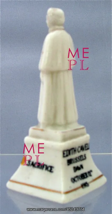 : Willow Art (Longton) china statue of Edith Cavell : Willow Art (Longton) china statue of Edith Cavell