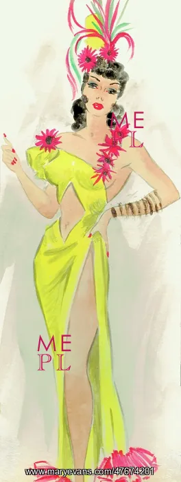 : Willow - Murray's Cabaret Club costume design : Willow - Murray's Cabaret Club costume design