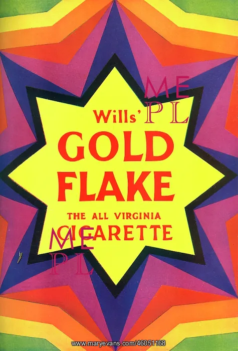 : Wills Gold Flake advertisement : Wills Gold Flake advertisement