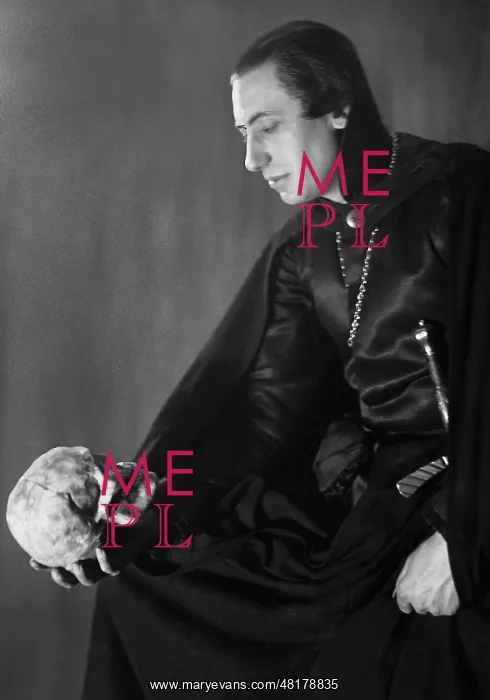 : Willy Birgel in Hamlet, 1936 : Willy Birgel in Hamlet, 1936