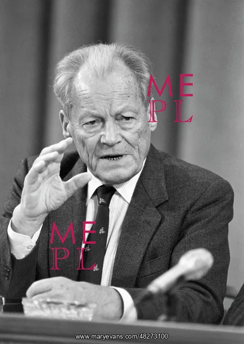 : Willy Brandt, 1989 : Willy Brandt, 1989