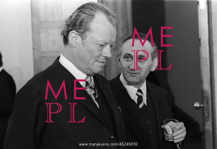 : Willy Brandt and Egon Bahr : Willy Brandt and Egon Bahr