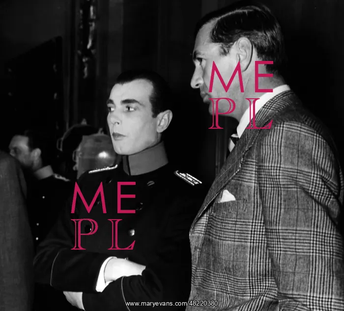: Willy Fritsch and Gary Cooper, 1938 : Willy Fritsch and Gary Cooper, 1938