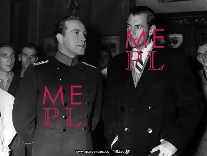 : Willy Fritsch and Gary Cooper, 1938 : Willy Fritsch and Gary Cooper, 1938
