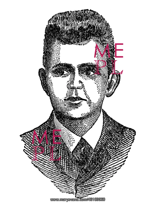: Willy Respectable, phrenological portrait, 1902 : Willy Respectable, phrenological portrait, 1902