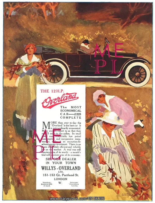 : Willys Overland Advertisement : Willys Overland Advertisement