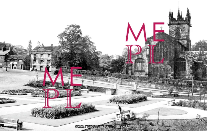 : Wilmslow, Memorial Gardens c1955
