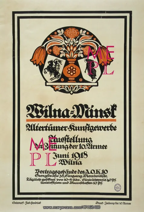 : Wilna-Minsk, Altertumer Kunstgewerbe, Ausstellung der Zeitun : Wilna-Minsk, Altertumer Kunstgewerbe, Ausstellung der Zeitun