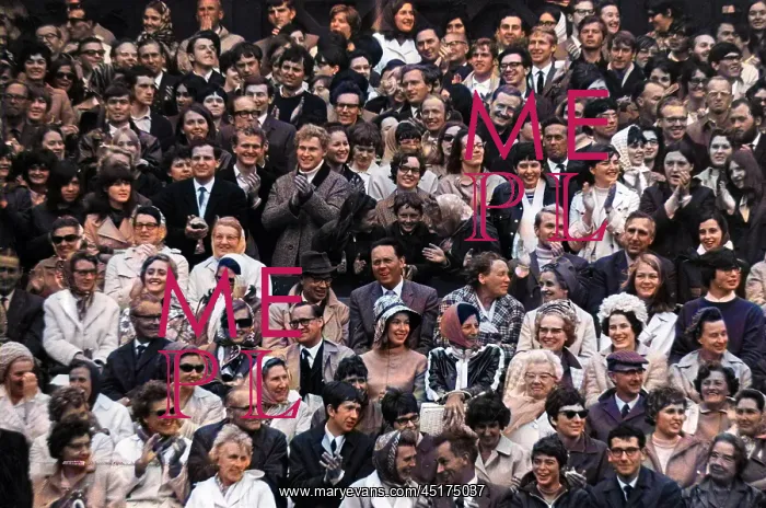 : WIMBLEDON CROWD 1974 : WIMBLEDON CROWD 1974