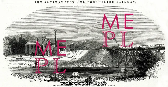: Wimborne railway station, Wimborne, Dorset : Wimborne railway station, Wimborne, Dorset