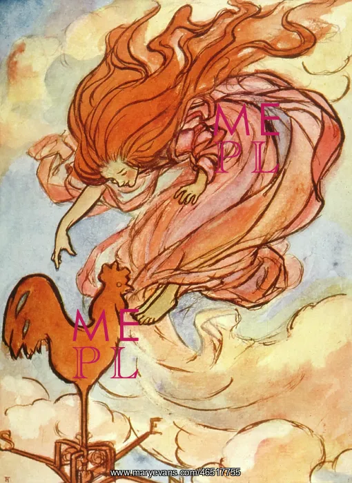: A Wind Elf and a weathercock : A Wind Elf and a weathercock