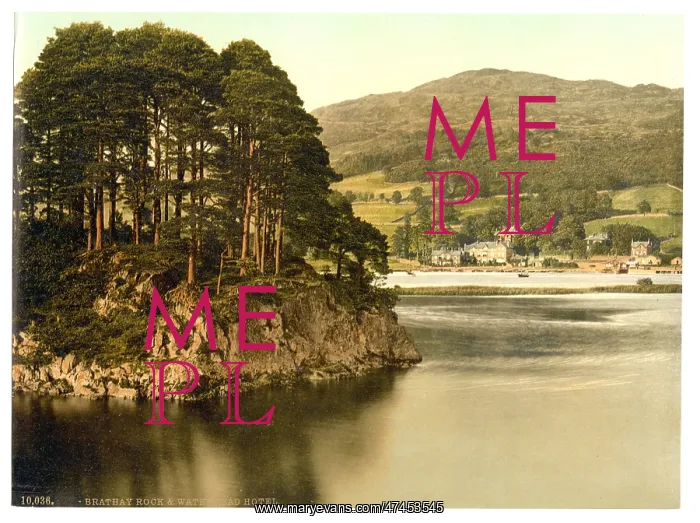 : Windermere, Brathay Rock and Waterhead Hotel, Lake District : Windermere, Brathay Rock and Waterhead Hotel, Lake District