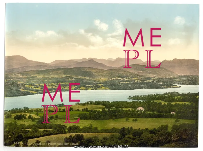 : Windermere, from Orrest Head, Lake District, England : Windermere, from Orrest Head, Lake District, England