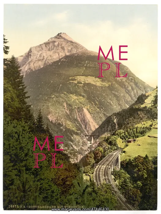 : Windgelle, St. Gotthard Railway, Switzerland : Windgelle, St. Gotthard Railway, Switzerland