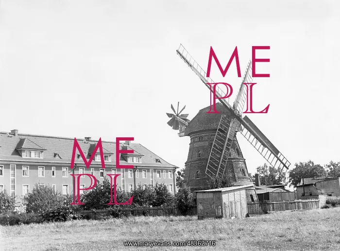 : Windmill in Berlin-Zehlendorf, 1931 : Windmill in Berlin-Zehlendorf, 1931