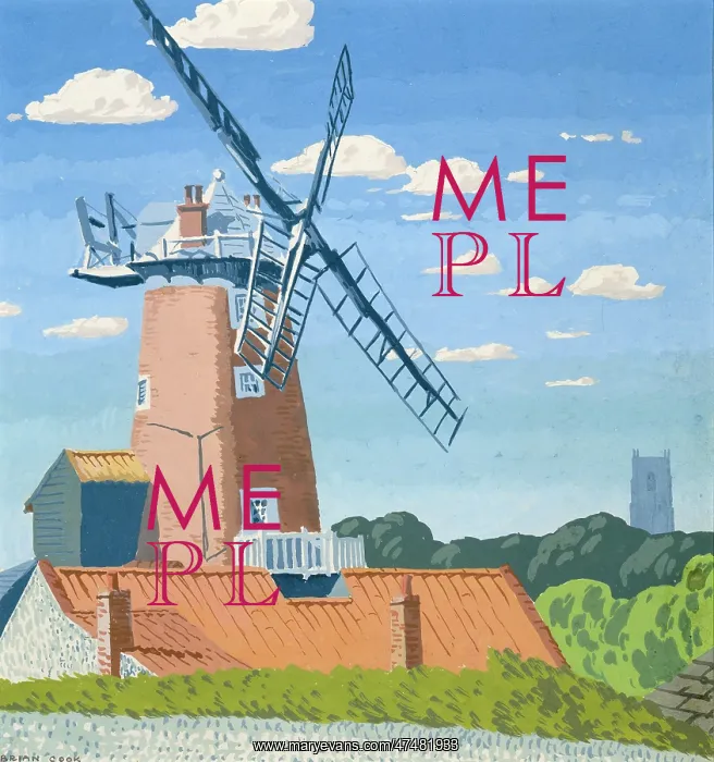 : Windmill at Cley-Next-the-Sea, Norfolk : Windmill at Cley-Next-the-Sea, Norfolk