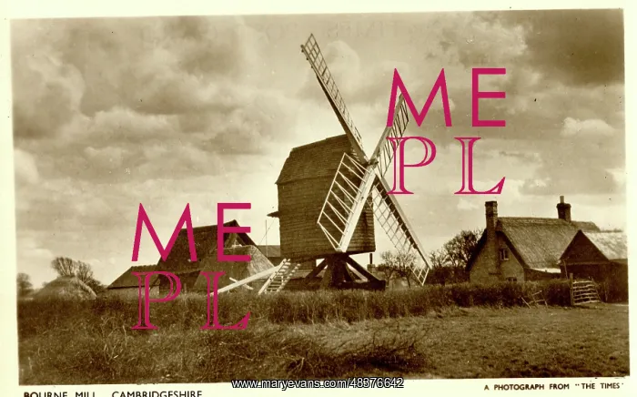 : Windmills of Cambridgeshire - Bourne Mill : Windmills of Cambridgeshire - Bourne Mill